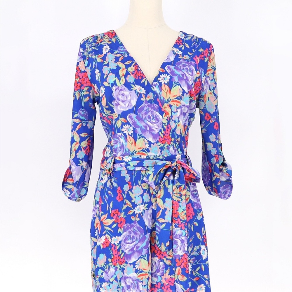 Yumi Kim Blue Floral Jumpsuit